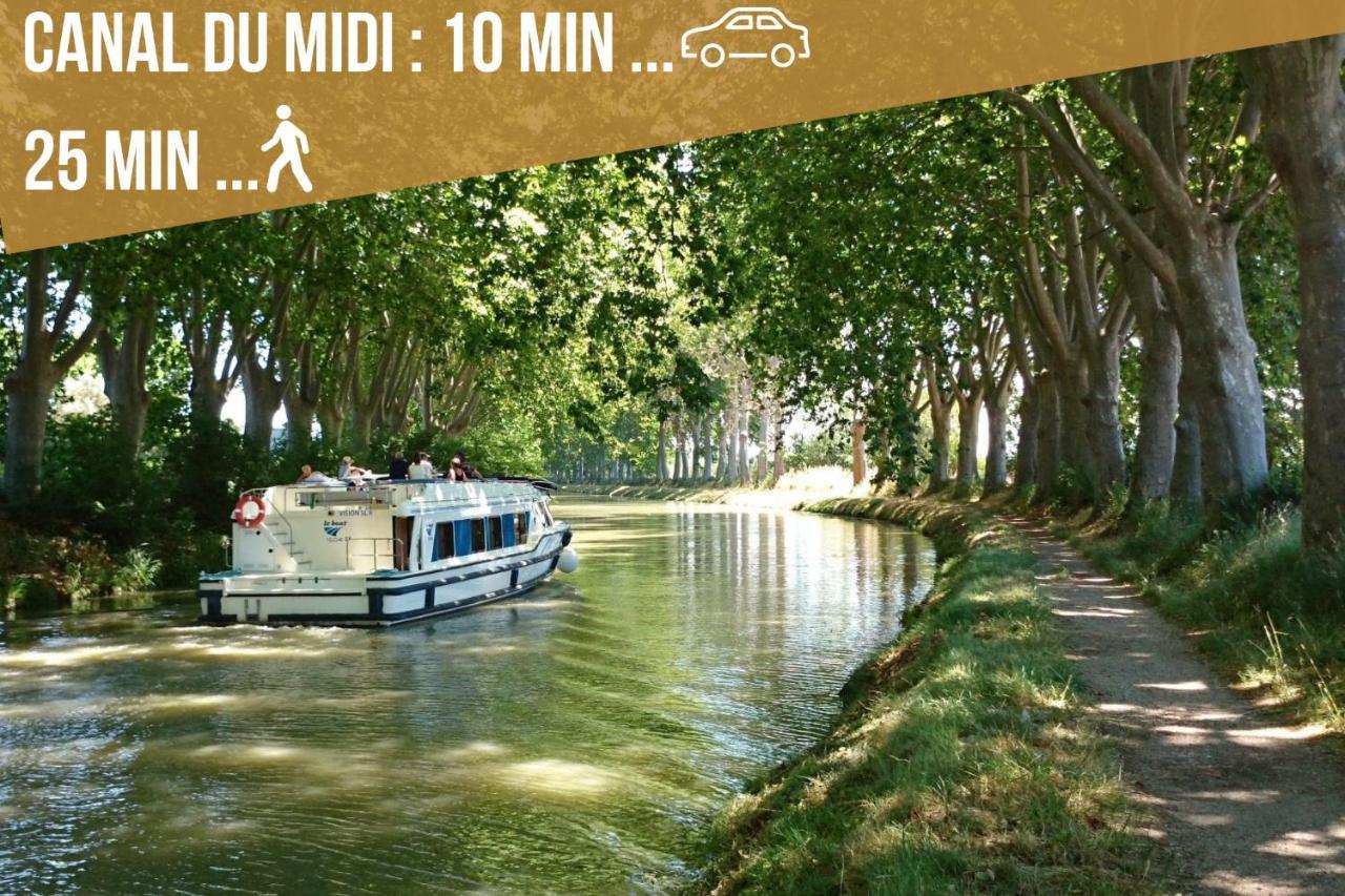 Centre Historique - Free Parking - Self Checkin - Wifi - Industriel - Sleepntripbeziers Apartment Bagian luar foto