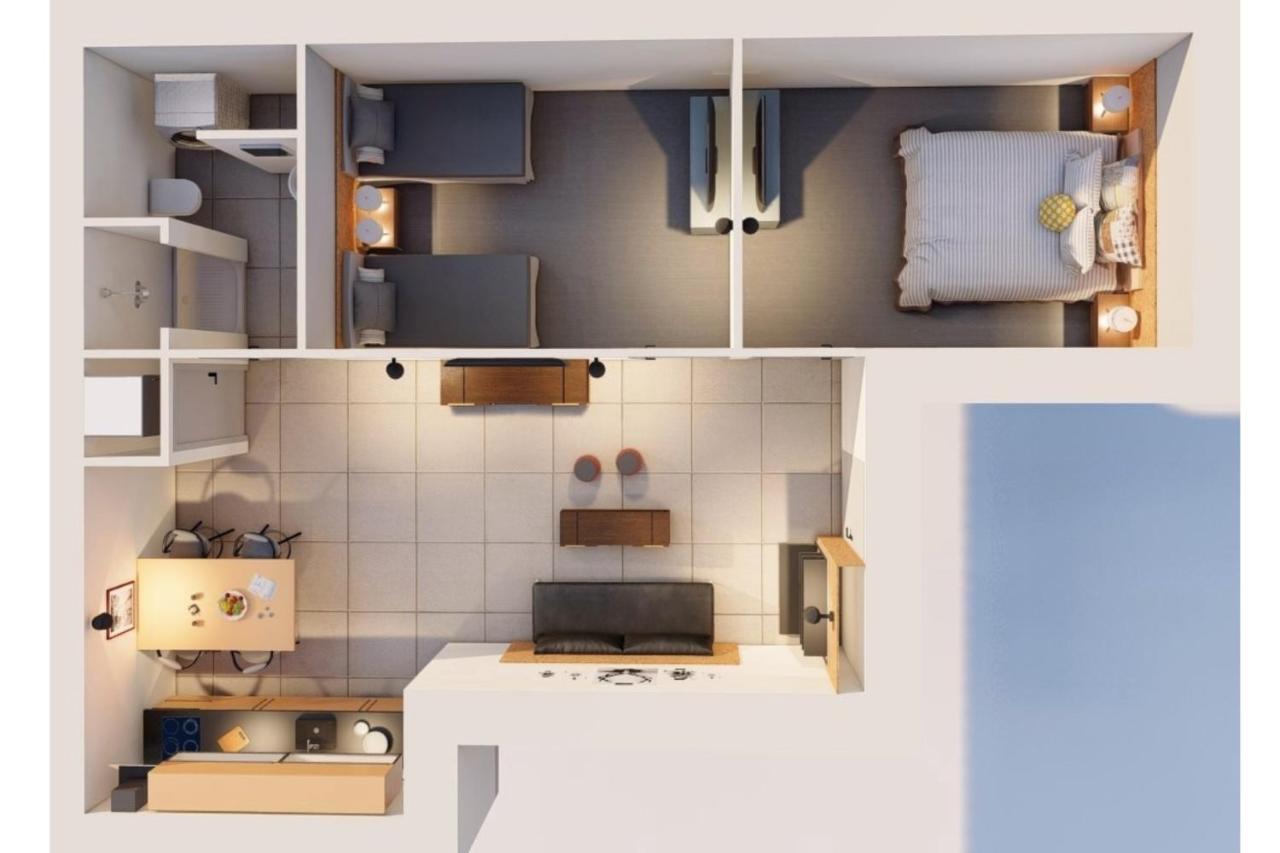 Centre Historique - Free Parking - Self Checkin - Wifi - Industriel - Sleepntripbeziers Apartment Bagian luar foto